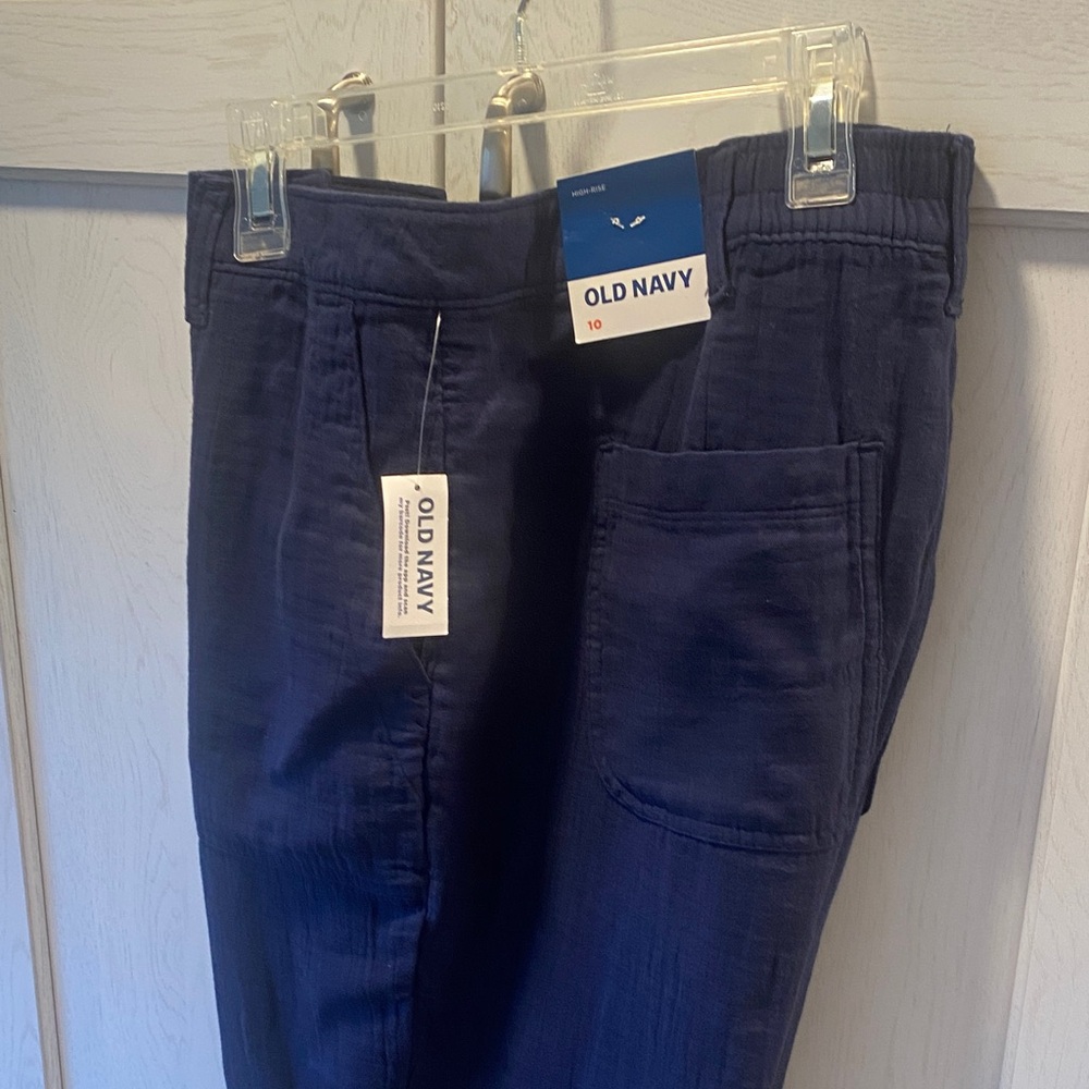 NWT Old Navy Dark Blue Pull-On Casual Pants